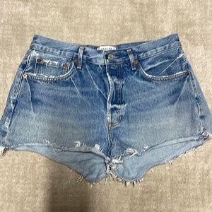 Agolde Parker button fly shorts